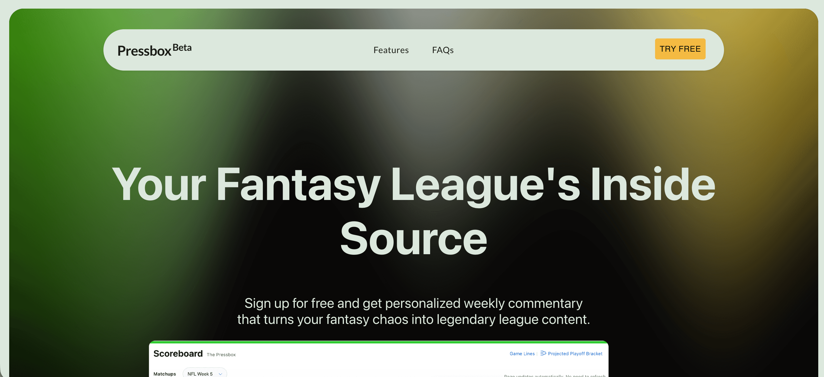 AI generated commentary for fantasy sports leagues using a RAG pipeline.